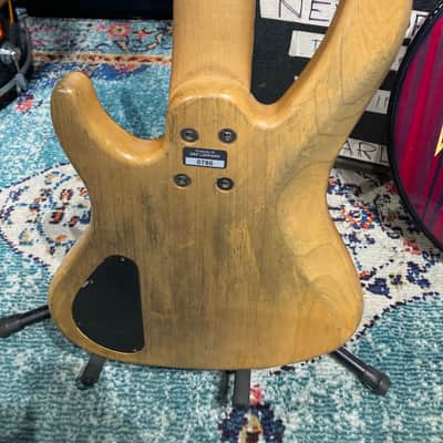Rick Savage's, Def Leppard Washburn Bubinga 5-String Bass Guitar (RS #5020) Authenticated! image 20