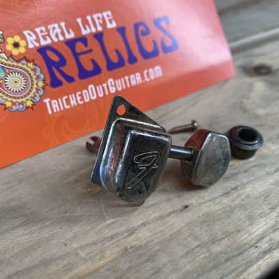Real Life Relics Fender® Aged Chrome 70's F Tuner SINGLE  0990822100) [AE10] image 2