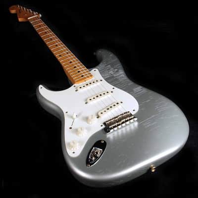 Fender Custom Shop 58 Strat light relic 2022 Inca Silver lefty lefthanded LH image 4