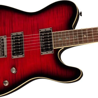 Fender Special Edition Custom Telecaster FMT HH Laurel FB Black Cherry Burst image 4