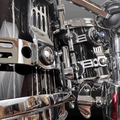 Sonor ProLite Ebony White Stripes Drumset 2012-2025 - Ebony White Stripes image 6