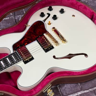 2025 Epiphone Custom Shop 1959 ES355 Classic White Satin VOS New Unplayed Auth Dlr 8lb14oz #135 image 4