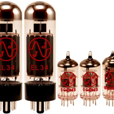 Marshall MA50 ECC803S V1 Option JJ Retube(TM) Kit with EL34's image 1