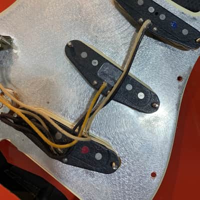 Fender Custom Shop 1960 Stratocaster 1997 John Page Fiesta Red w/ OHSC, COA, Case Candy image 11