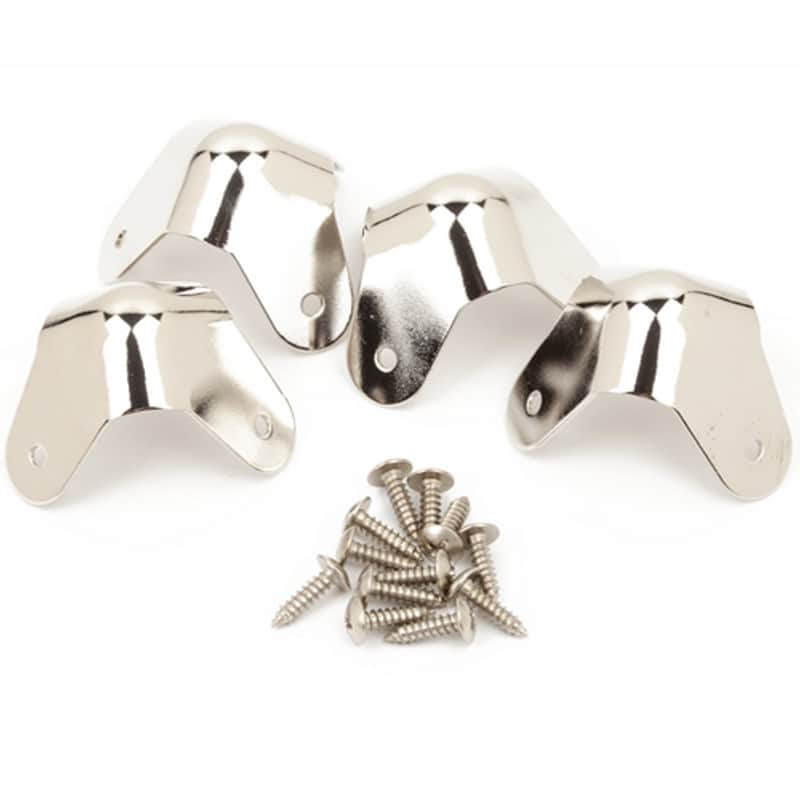 Immagine Fender 099-1350-000 Pure Vintage 3-Screw Mount Amplifier Corners (4) - 1