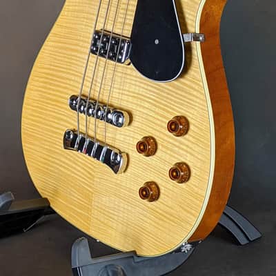 BP Rose BTF150 Semi-Hollowbody Bass Natural image 3