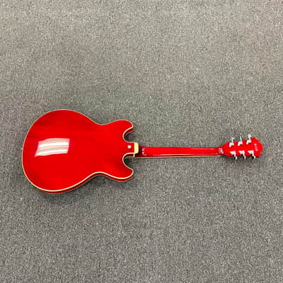 Ibanez AS73-TCD Artcore Semi Hollow Electric Guitar Transparent Cherry Red image 2