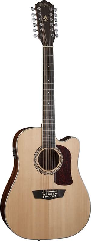 Washburn Heritage D10SCE-12 String Natural image 1