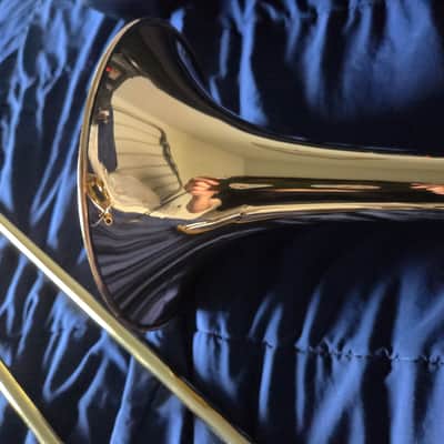 Yamaha YSL-446G Intermediate Bb/F Trombone 2022s - Lacquered Brass image 6