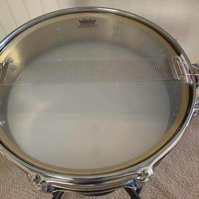 Pearl 13” x 3” brass shell piccolo snare 80s/90s? - Brass with chrome hardware image 4