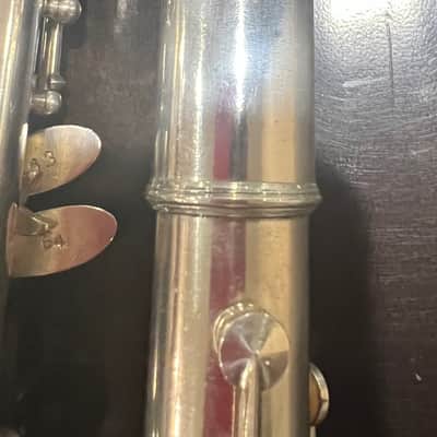 Penzel Mueller Double Wall Silver Clari-Met  Bb Clarinet 1920 - sterling silver image 11