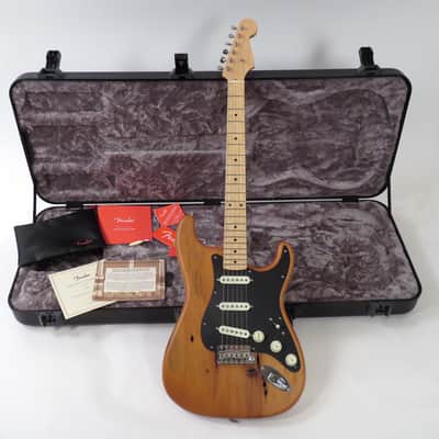2017 Fender Limited Edition Exotic Collection Vintage ’59 Pine Stratocaster - 100 Year Old Pine Body - Original Case COA and Paperwork image 3