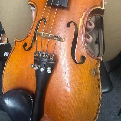 Vintage Unbranded 3/4 Violin image 16