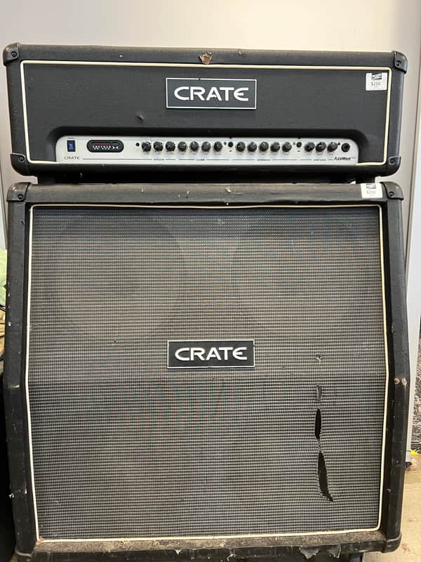 Crate FlexWave Model FW120H 120-Watt Guitar Amp Head with DSP and Channel Tracking 2000s - Black image 1