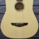 Faith Nomad FDS Mini-Saturn Dreadnought Natural All Solid Travel Electro Acoustic Guitar & Gigbag
