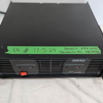 ASHLY MFA -6000 DUAL MONORAL AMPLIFIER 2 x 800 Watts 4 Ohms image 3