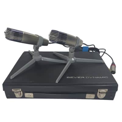 Beyer M81 60's Vintage Dynamic Stereo Set. Case. Clips. XLR. Beyerdynamic M818 image 1