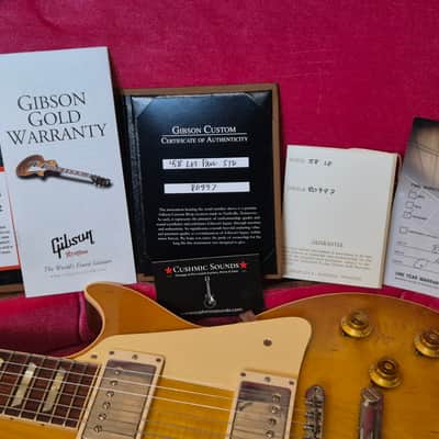Gibson Custom Shop 1958 Les Paul Standard Reissue 2020 - Lemon Burst ☆VIDEO☆ image 18