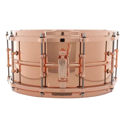 Ludwig LC662TC Copper Phonic Snare Drum 14x6.5 w/Copper Hardware image 2