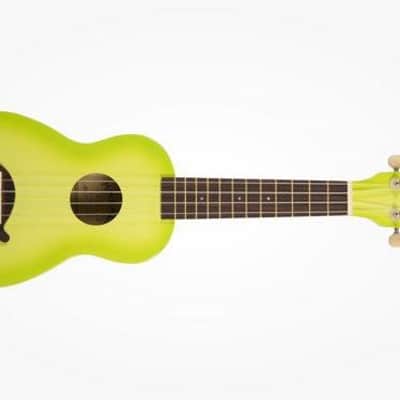 Kala MK-SD/GRNBURST Makala Dolphin Soprano Ukulele Green Apple Burst NEW image 1