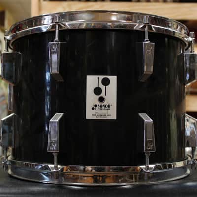 1970s Sonor 10x14 Phonic Tom in High Gloss Black image 3