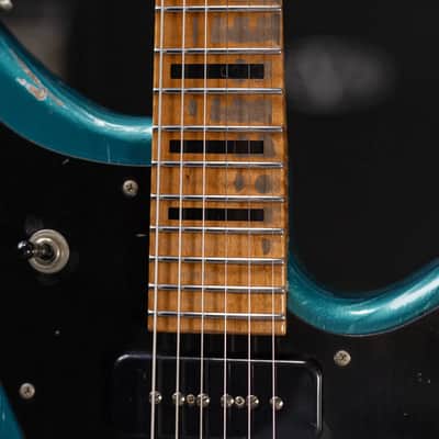 Novo Custom Shop Serus J Electric Guitar - Ocean Turquoise with Gig Bag image 8