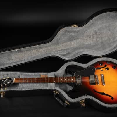 Immagine 2017 Gibson Memphis ES-335 Studio (4-Knob) - Ginger Burst | USA Semi-Hollow Torrefied Maple Fretboard ‘57 Classic Humbucker Bone Nut 3.55kg | CoA OHSC - 24
