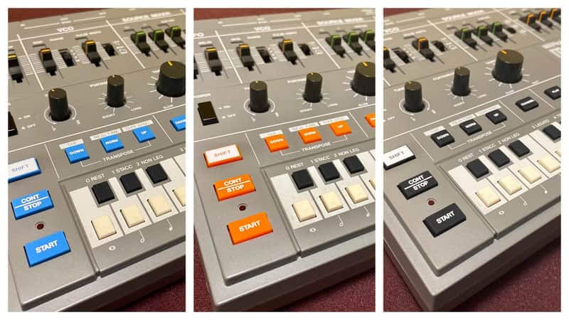 RUBBER KEYBOARD REPLACEMENT FOR THE ROLAND MC-202 (HIGH-QUALITY REPLICA) image 1