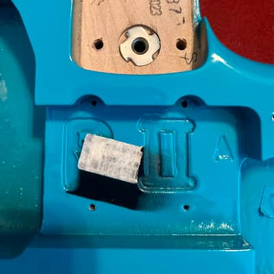 Fender American Professional II Jazzmaster body 2023 - Miami Blue image 4