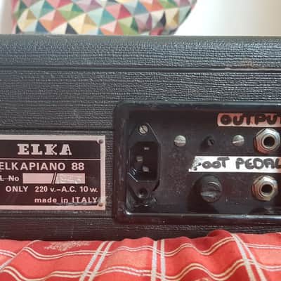 Elka "Piano 88" vintage transistor organ synth Italy image 16