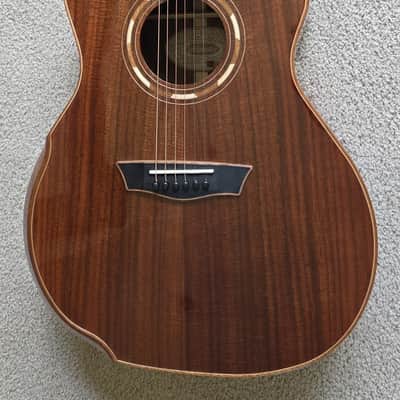 Washburn Comfort G55CE Koa Acoustic Electric Guitar, Natural Finish, New Gig Bag image 4