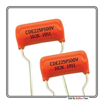 Capacitor - Orange Drop, 100V, Polyester - 0.001 µF image 1