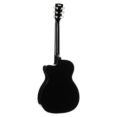 Cort Luce Series L60 Orchestra Cutaway Acoustic Electric Guitar 2020's - Gloss Black image 5