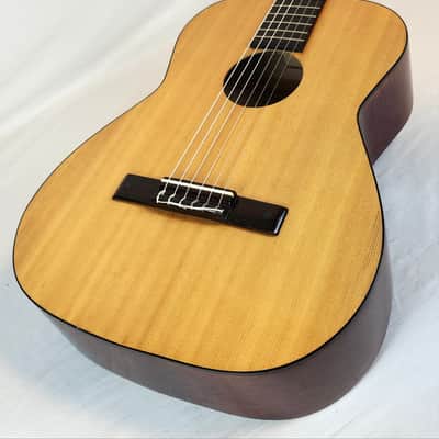 Vintage 1960s Kay K-7020 Concerto Classic Nylon-String Guitar w/ Alligator Chipboard Case image 5