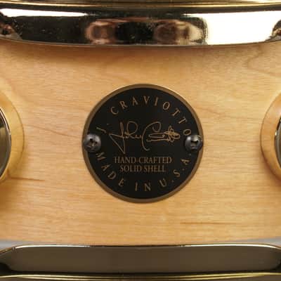 DW 4.5x13" Pre-Collector's Series Snare Drum - Satin Natural Oil - Carl Allen image 5