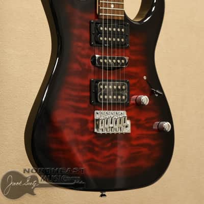 Ibanez GRX70QA - Transparent Red Burst image 1
