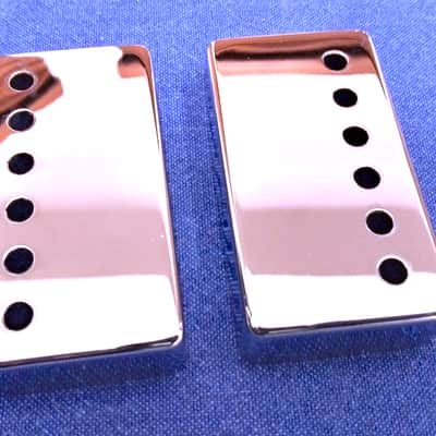 D'Angelico Humbucking Pickup Covers Chrome 2020 - Chrome image 2