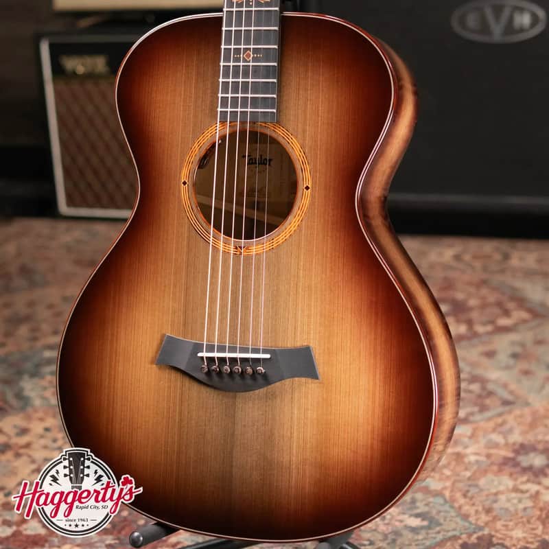 Taylor Custom "The Monument" 1 of 20 C12e 12-Fret Catch Event #10 Grand Concert Acoustic/Electric Guitar - Black Limba/Sinker Cypress with Hardshell Case image 1