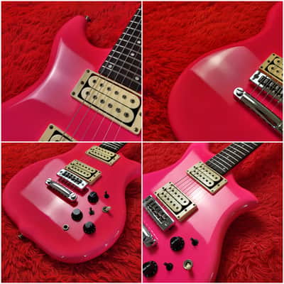 1980's Kawai F-V (F-I Jr) - Neon Pink "Cherry" Fruits Color Series - All Original With Original Hardcase - Made in Japan MIJ image 5