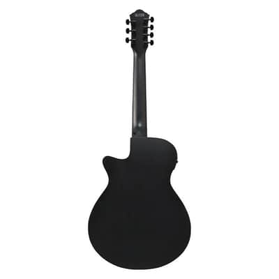 Ibanez AEG Series AEG721 7-String Acoustic-Electric Guitar - Black Out image 3