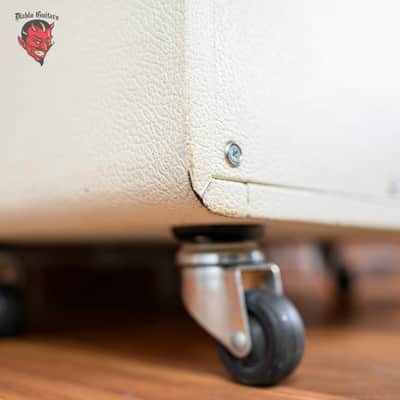 Marshall 1959SLP 35th Anniversary MK II Reissue 2-Channel 100-Watt Guitar Amp Head 1997 White w/ Matching 1960AX 4x12 Cabinet image 25