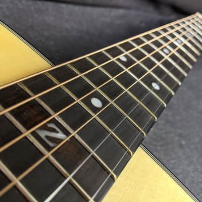Zager ZAD50 Dreadnought Acoustic Guitar Natural Satin Finish w/ Hardshell Case image 7