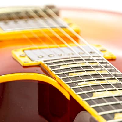 Orville by Gibson MIJ Les Paul Standard Cherry Sunburst w/ Classic Gibson Mojo, Repaired Headstock image 12