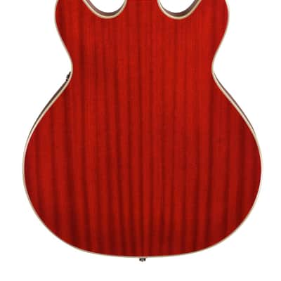 Guild Starfire V - Cherry Red - Semi-Hollow Body Electric Guitar with Case image 3