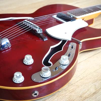 1968 Vox Apollo V266 Vintage Hollowbody Electric Guitar w/ Effects, Italy Eko Viper image 5