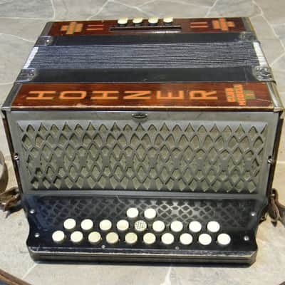 antique historic HOHNER CLUB MODELL 1 diatonic button accordion Germany 1930s image 1