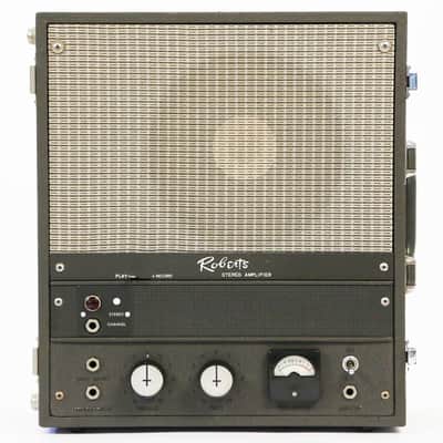 1965 Roberts / AKAI A-901 Mic Pre Vintage Field Reference Stereo Amplifier - 100% All Original! image 1