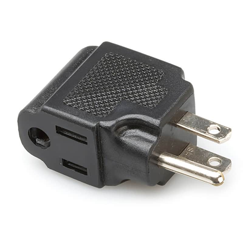 Hosa PWA-486 Right-Angle NEMA 5-15R to NEMA 5-15P Power Adapter image 1