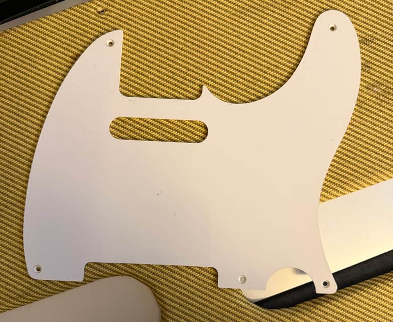 2000's Fender Custom Shop Telecaster Masterbuilt Pickguard Single Ply 1955 Chris Fleming Esquire Relic 1950's 1956 1957 1958 1959 Pickguard Better Than Callaham Allparts Suhr Anderson James Tyler MJT Nash image 1