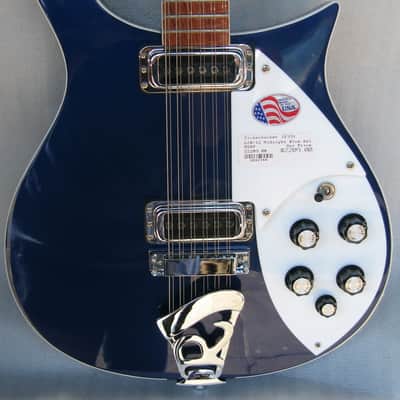 Rickenbacker 620/12 Midnight Blue Deluxe, 12 String, 21 fret, 2 pickups, wired for stereo 620/12 MID image 4